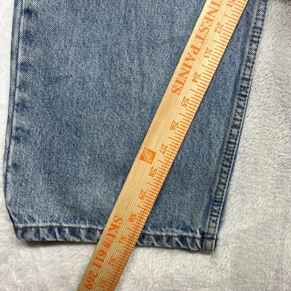 Levi's 505 Straight Leg Jeans Men's Blue‎ Denim Cotton Pockets Zip Fly - 37X31